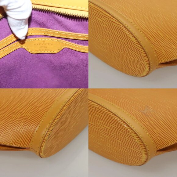 LOUIS VUITTON Epi Saint Jacques Hand Bag Yellow M52279 LV Auth 117860 - Picture 15 of 15